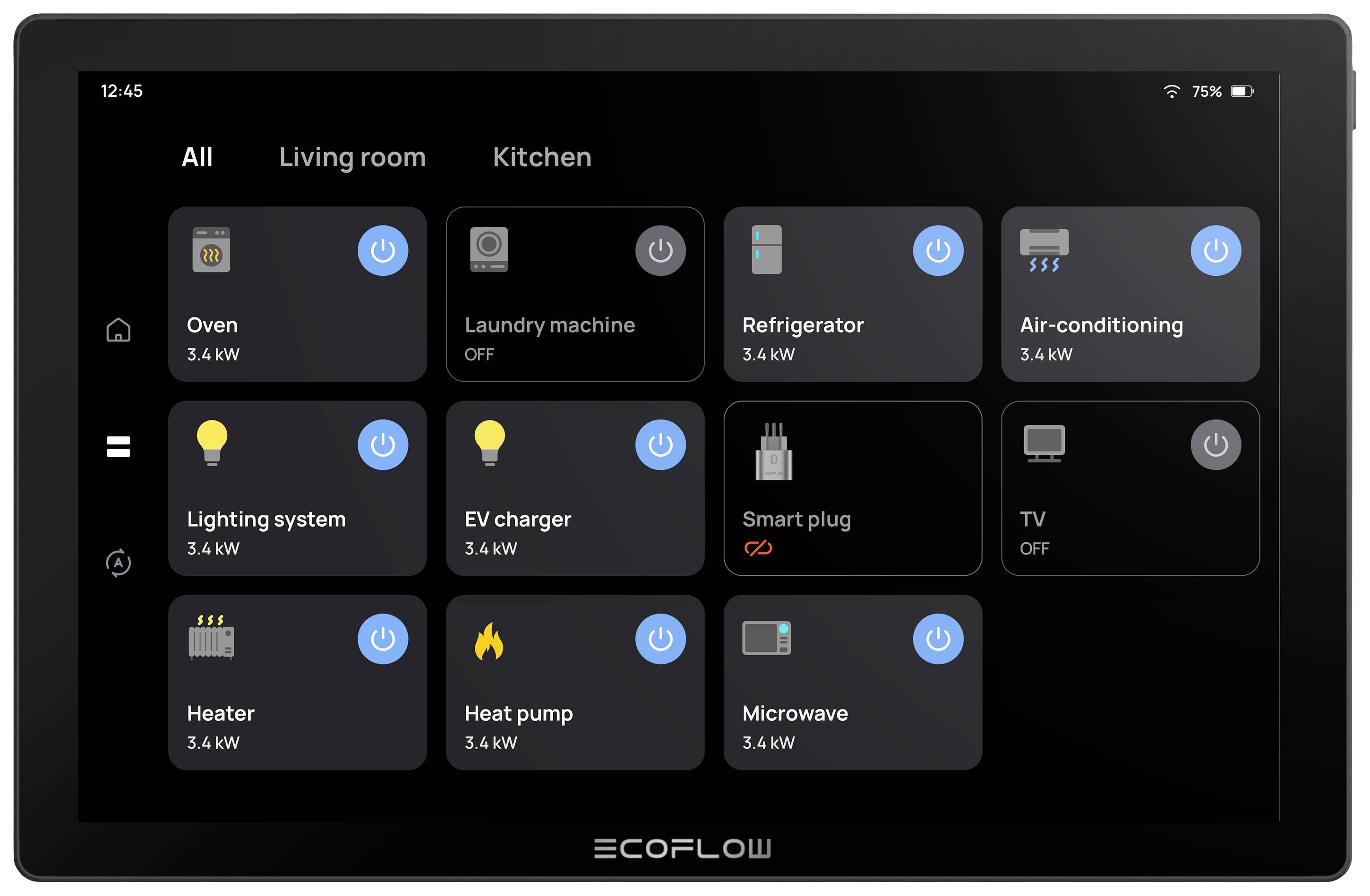 ECOFLOW PowerInsight Control panel