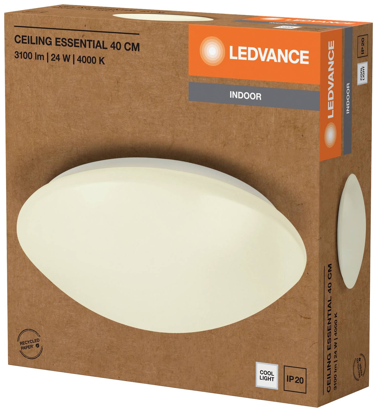 LEDVANCE Ceiling Essential 4099854003134 LED wall light 24 W LED module White