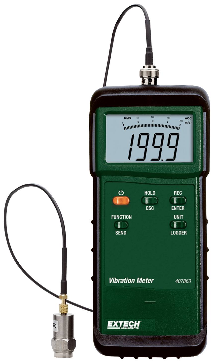 Extech 407860 High-performance vibration tester ±5 %