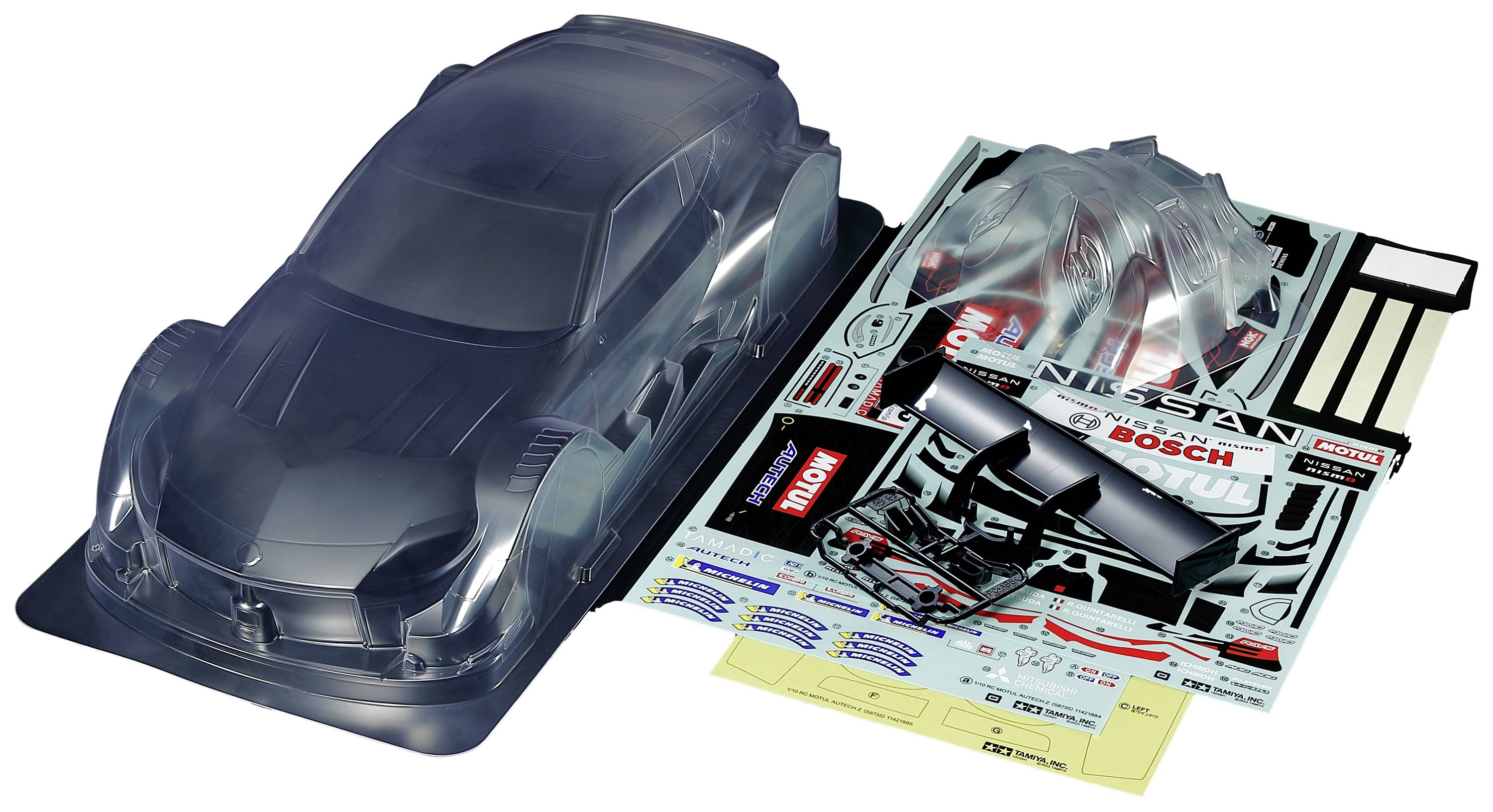 Tamiya 51731-000 1:10 Car body Motul Autech Z 2023 Unpainted