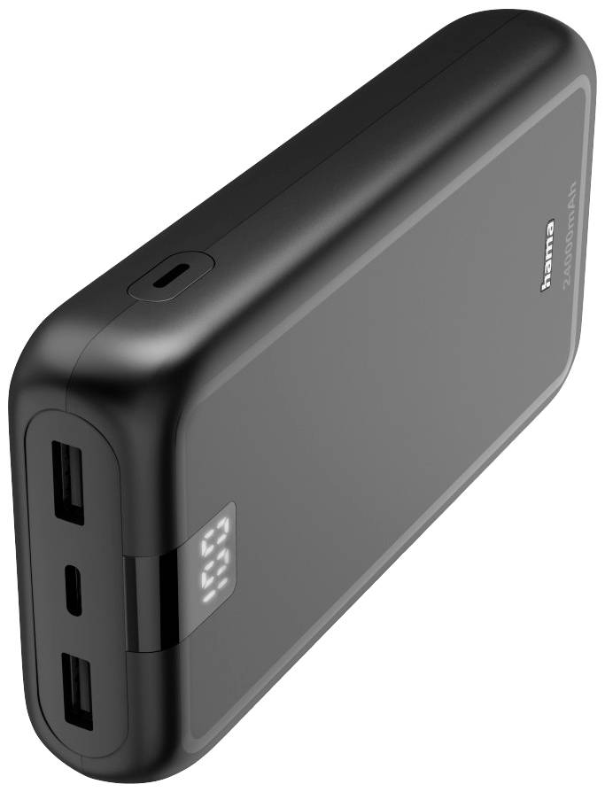 Hama Power bank 24000 mAh Fast Charge LiPo Anthracite