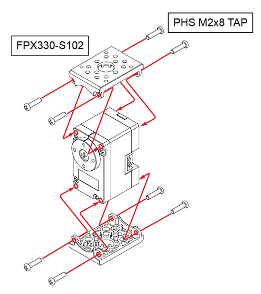 Robotis Fastener MBS-ME-86