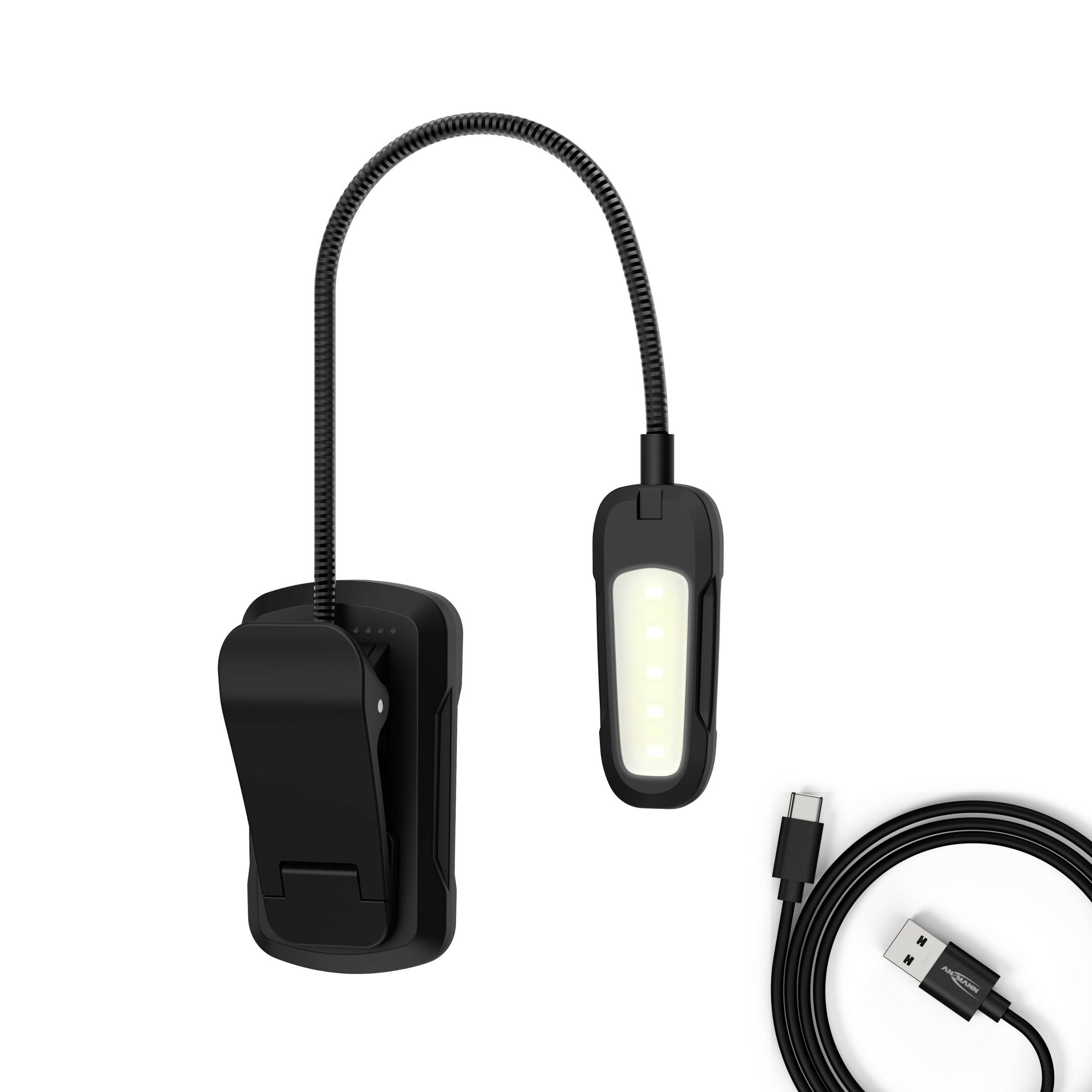 Ansmann 1600-0531 Clip-Light Portable mini light LED (monochrome) Black
