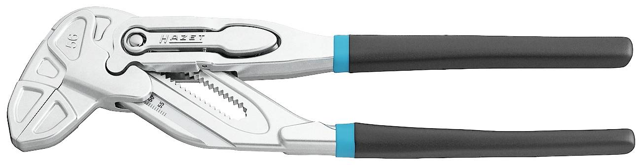 Pliers with blue handles and adjustable gripping jaws, suitable for various screw and clamping tasks.