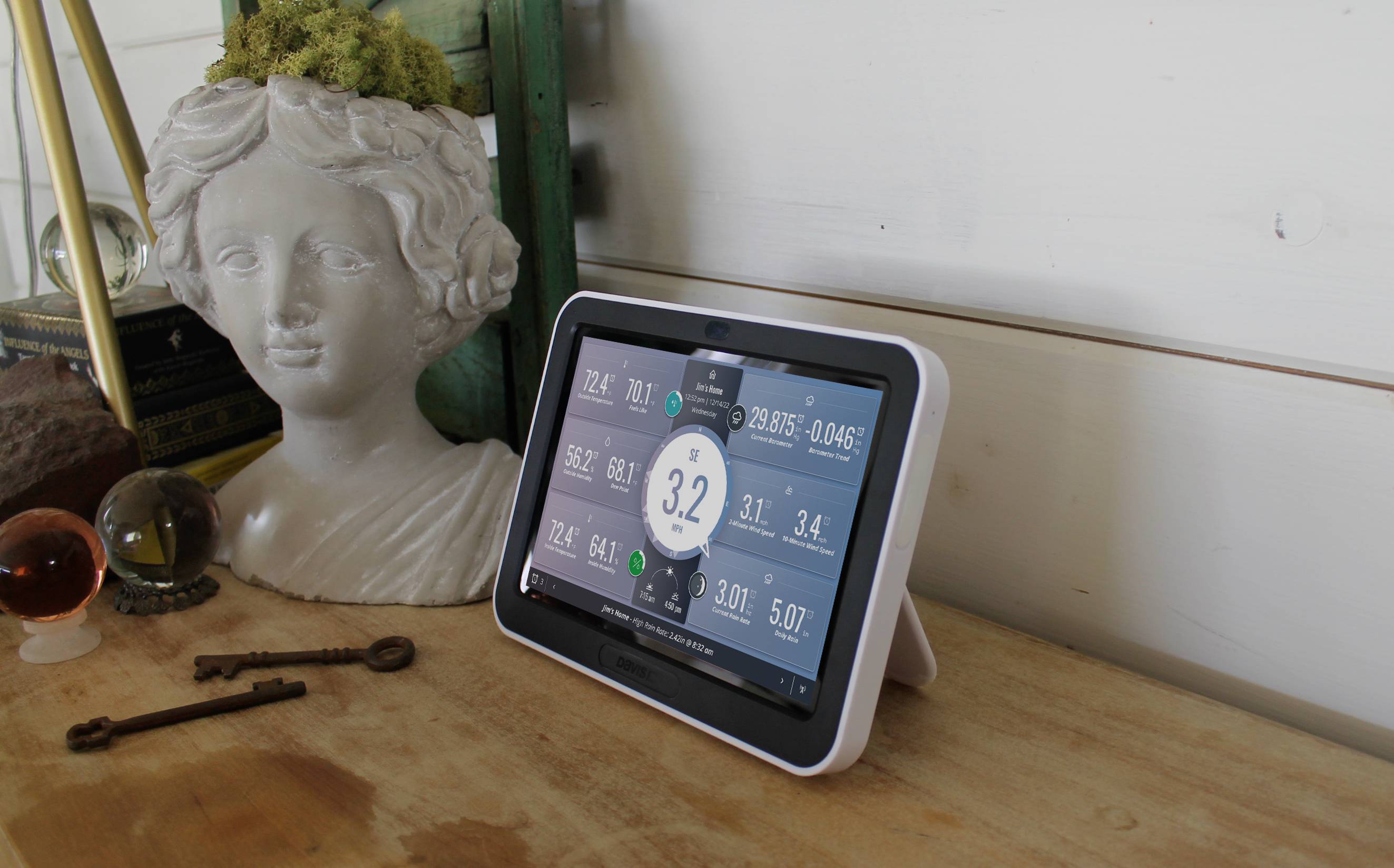 Davis Instruments Weatherlink Touch Console 6313EU Wireless digital weather station Max. number of sensors 80