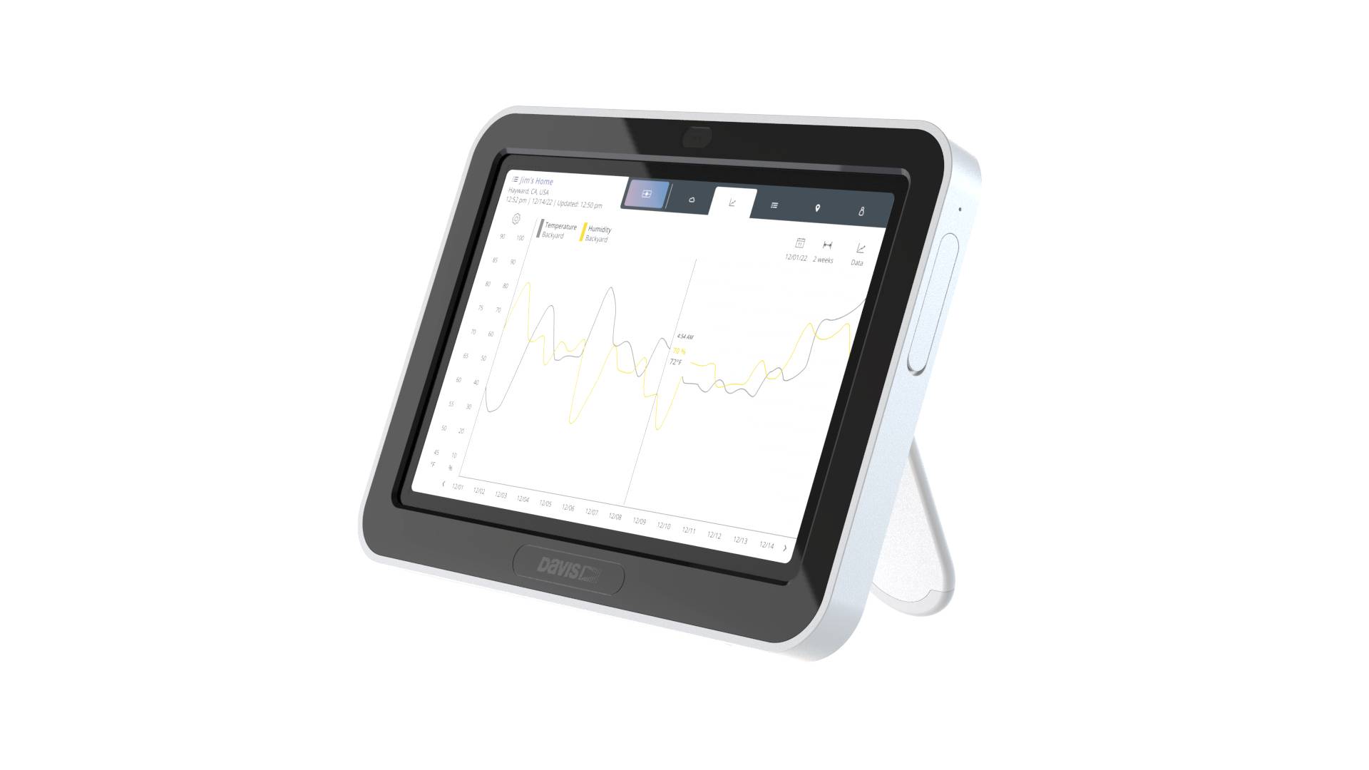 Davis Instruments Weatherlink Touch Console 6313EU Wireless digital weather station Max. number of sensors 80