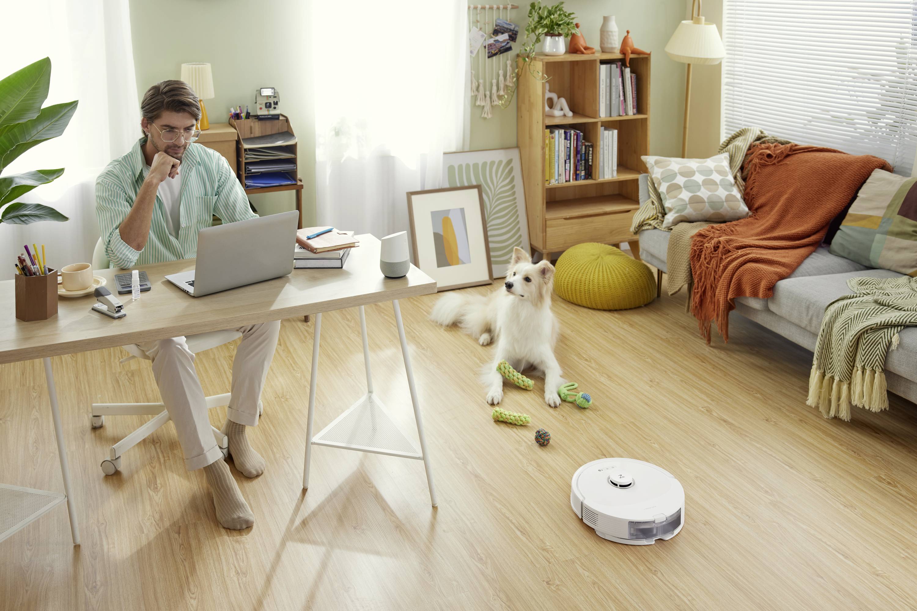 Roborock Q8 Max+ Weiß Robotic vac/sweeper White