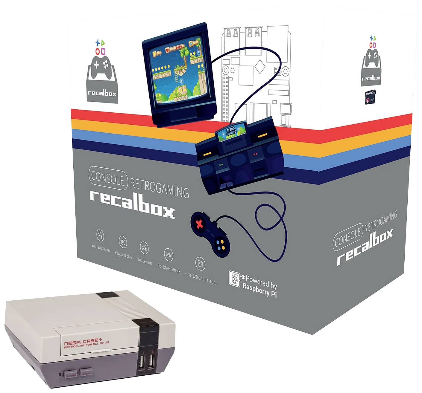 Joy-it Arcade retro console 32 GB Grey