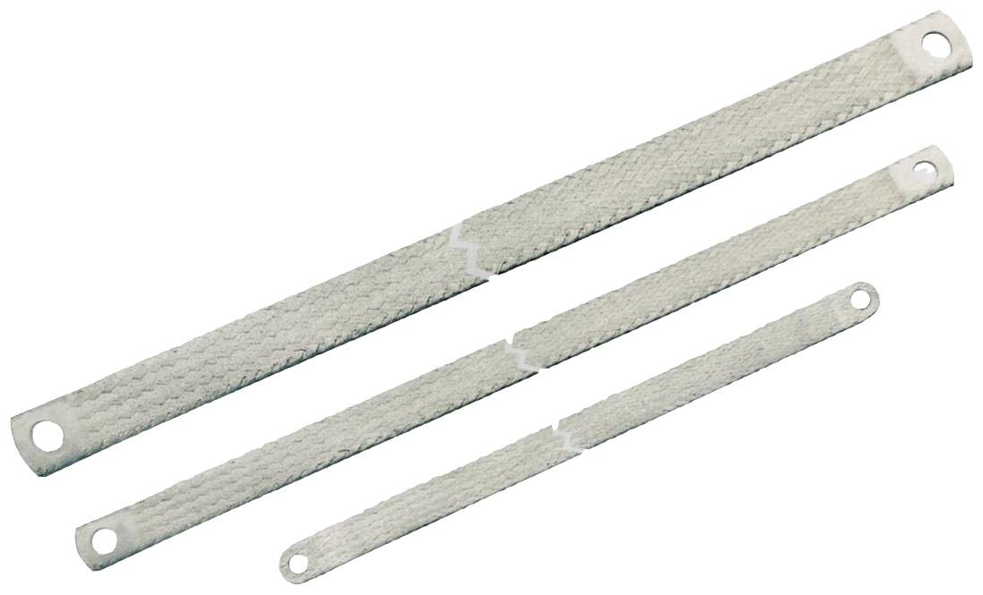 Flat band conductor, copper braiding, single wire Cu ETP UNI 5649-71, similar to DIN 72333 346109.0010 Lütze Content: 10 pc(s)