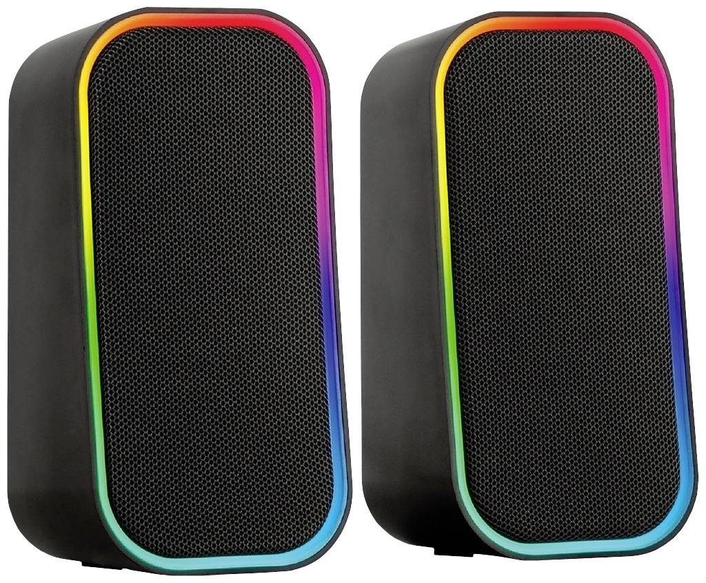 SpeedLink TOKEN PC speaker Bluetooth®, Corded 6 W Black, RGB