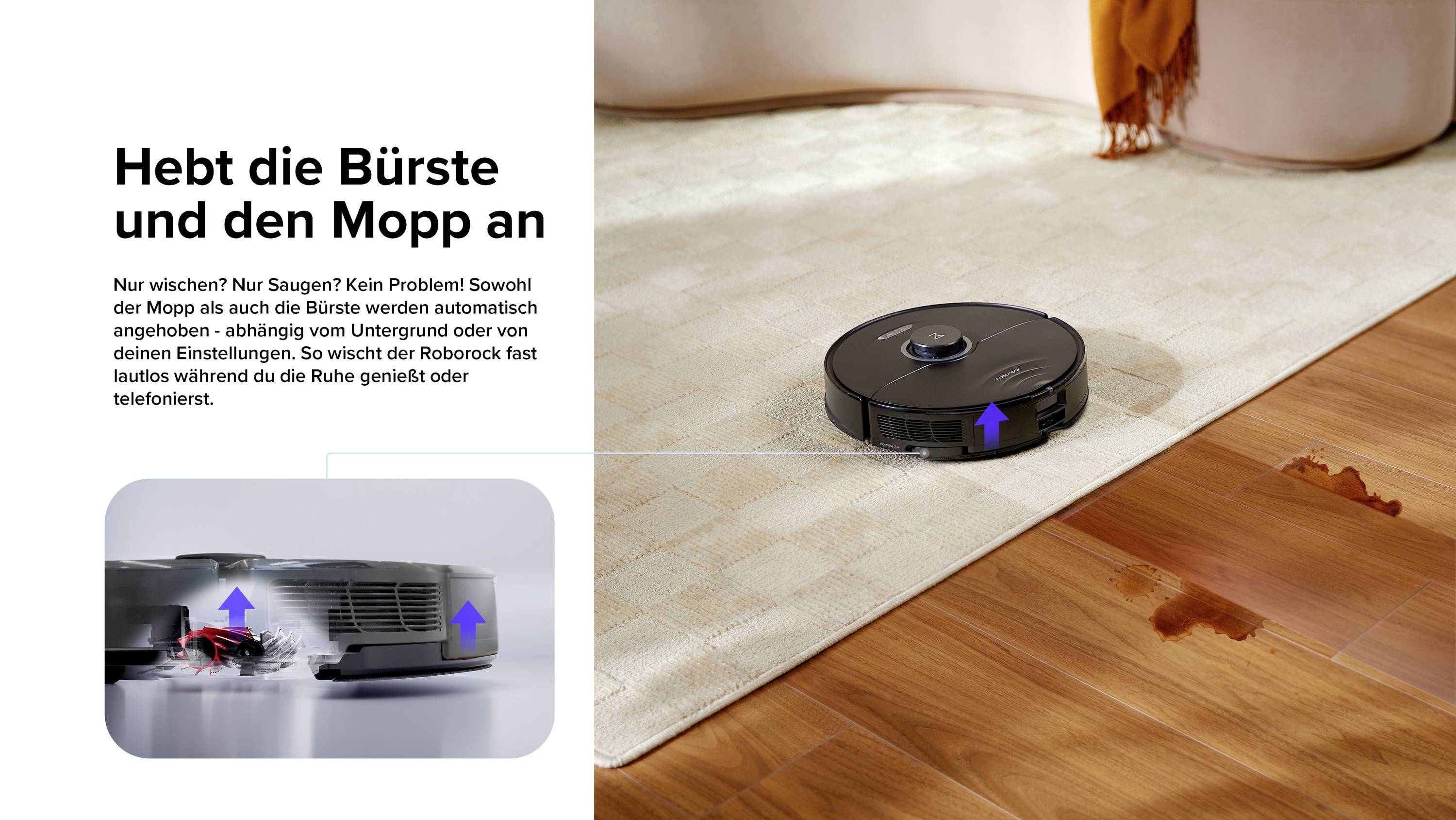 Roborock S8 Pro Ultra Robotic vac/sweeper Black