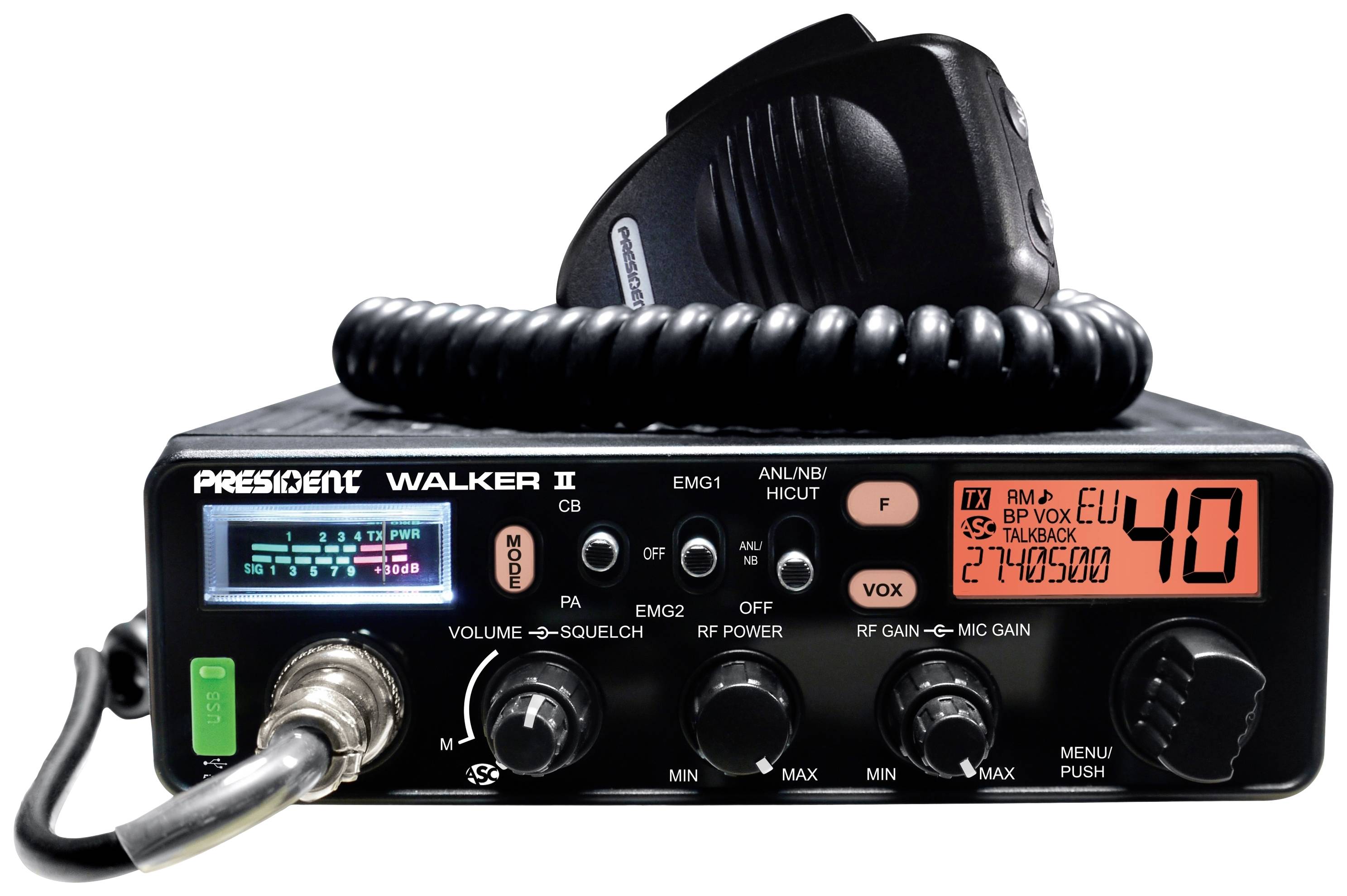 President WALKER II ASC CLASSIC 40348 CB radio