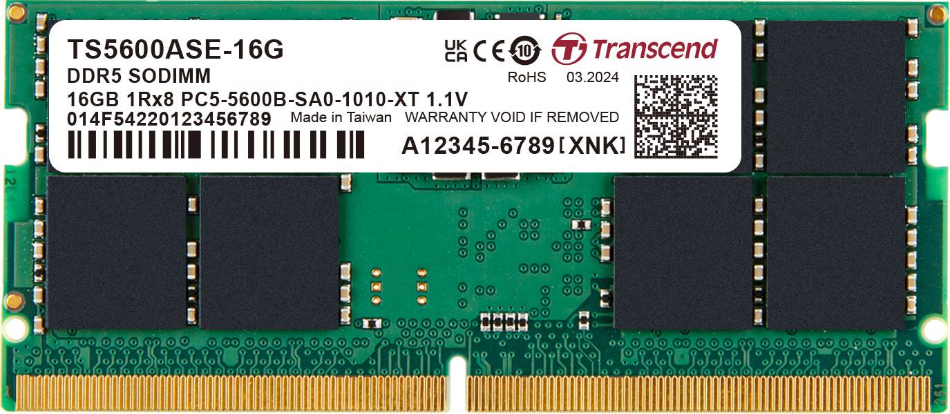 Transcend TS5600ASE-16G Laptop RAM card TS5600ASE-16G
