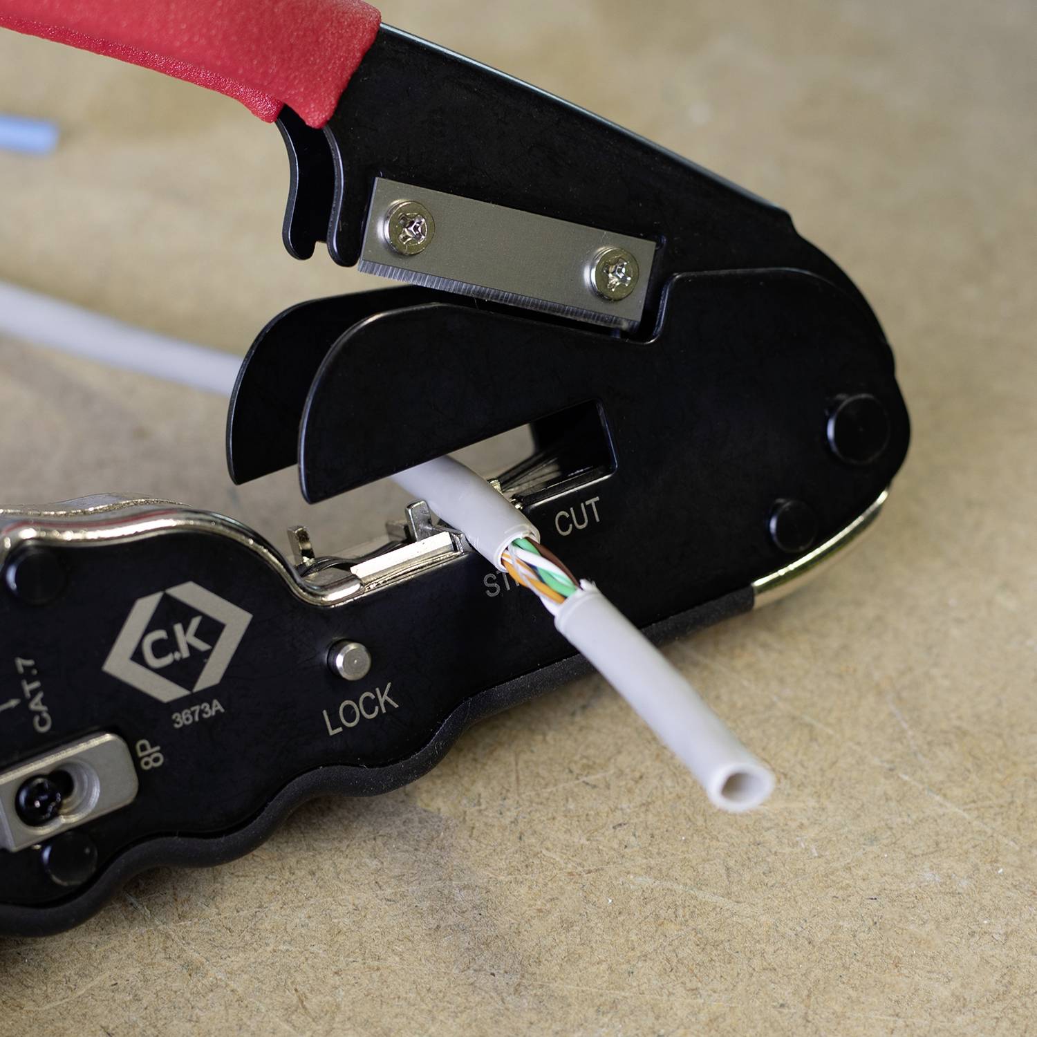 C.K T3673A T3673A Crimper RJ11, RJ45