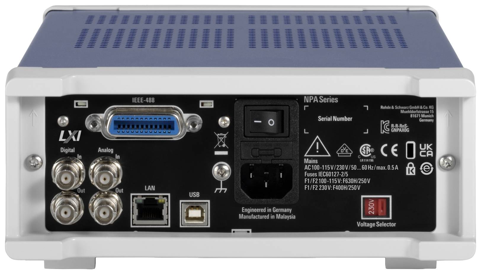 Rohde & Schwarz R&S®NPA501 Network diagnostics