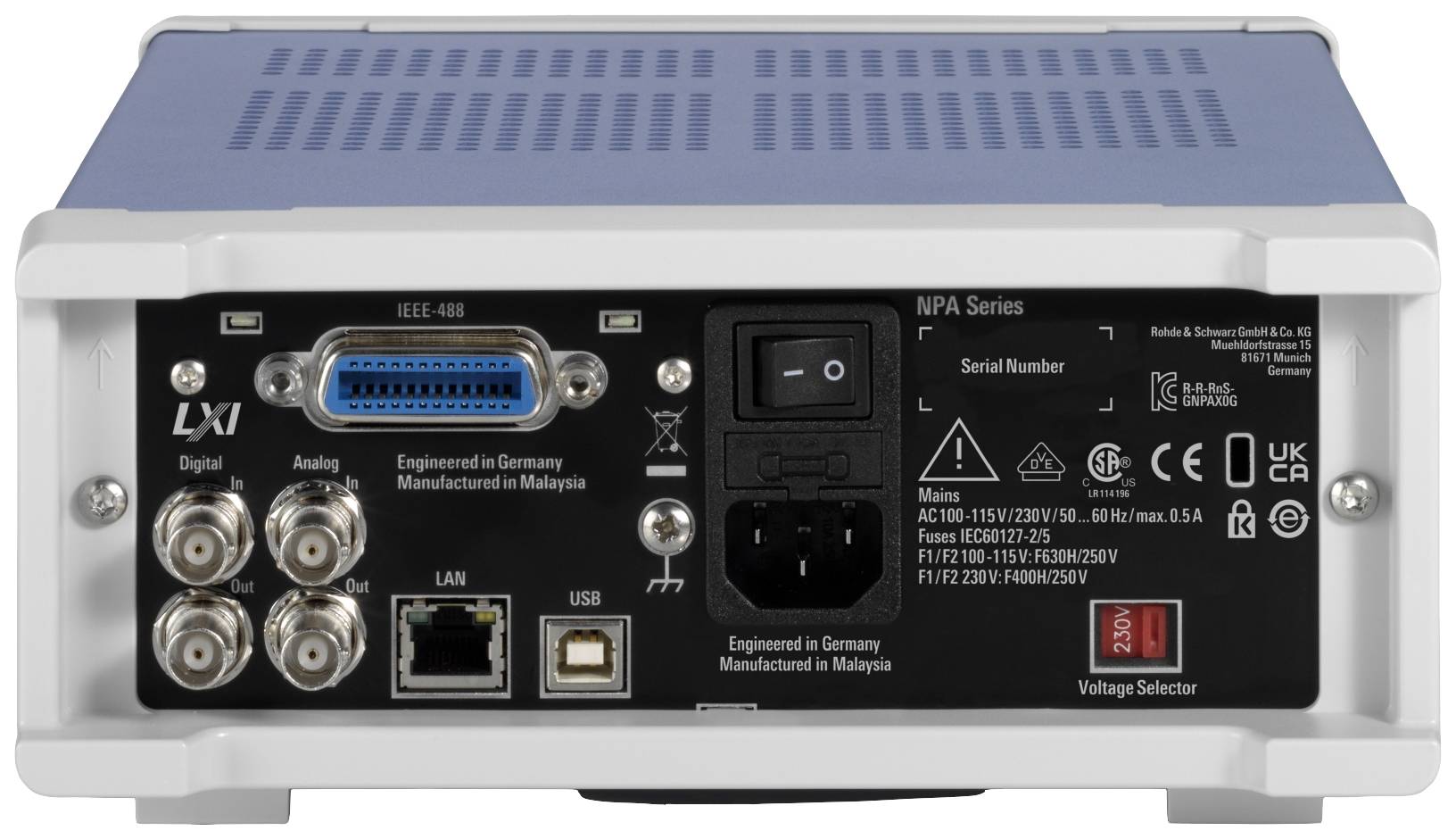 Rohde & Schwarz R&S®NPA701-G Network diagnostics