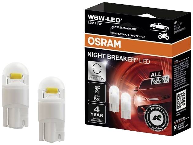 Osram Automotive 2825DWNB-2HFB LED bulb Night Breaker LED W5W 1 W 12 V