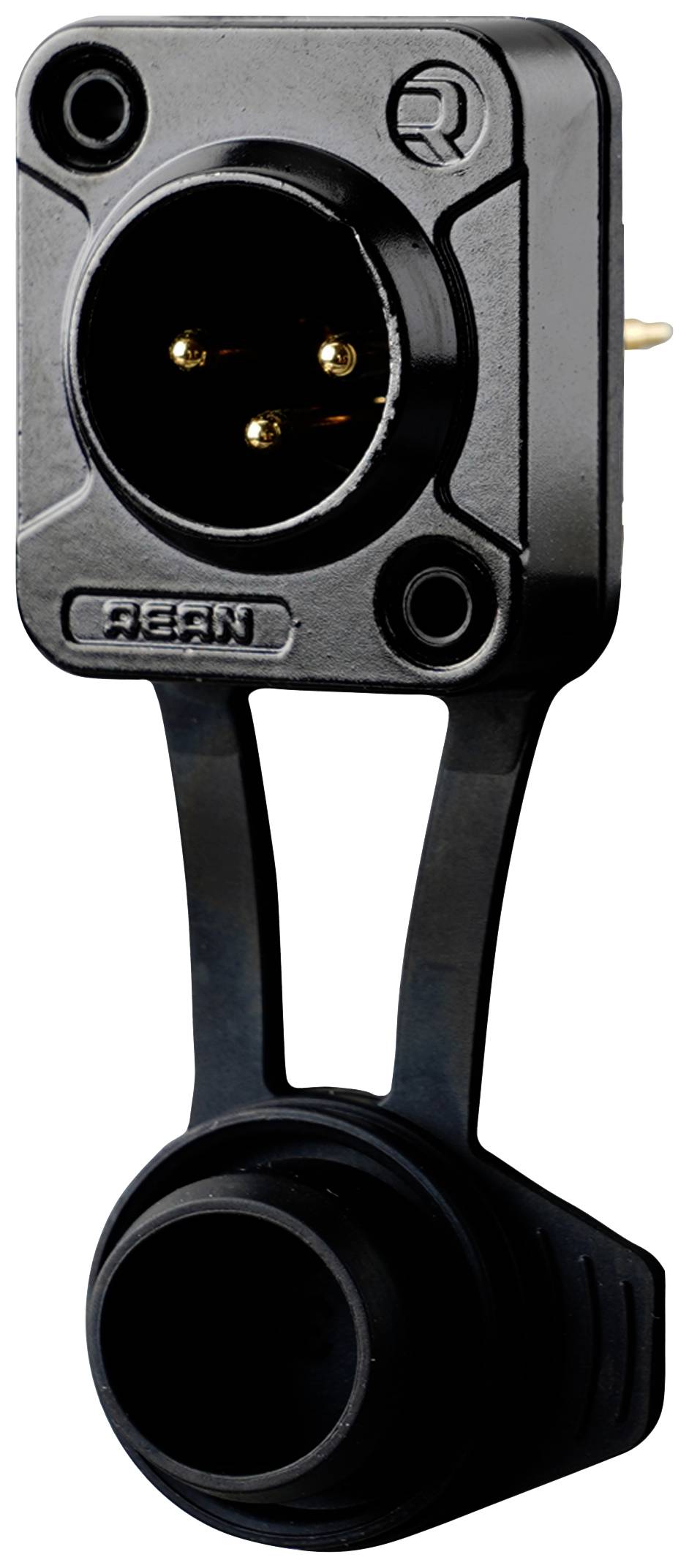 Rean AV RRX3M-Z-012-1 XLR connector Plug, mount Number of pins: 3 Black
