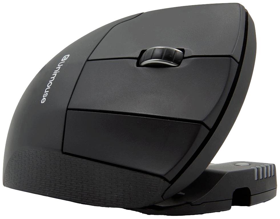 Contour Design UniMouse Bluetooth Mouse Bluetooth® Optical Black 7 Buttons 800 dpi, 1000 dpi, 1200 dpi, 1400 dpi, 1600 dpi, 2000