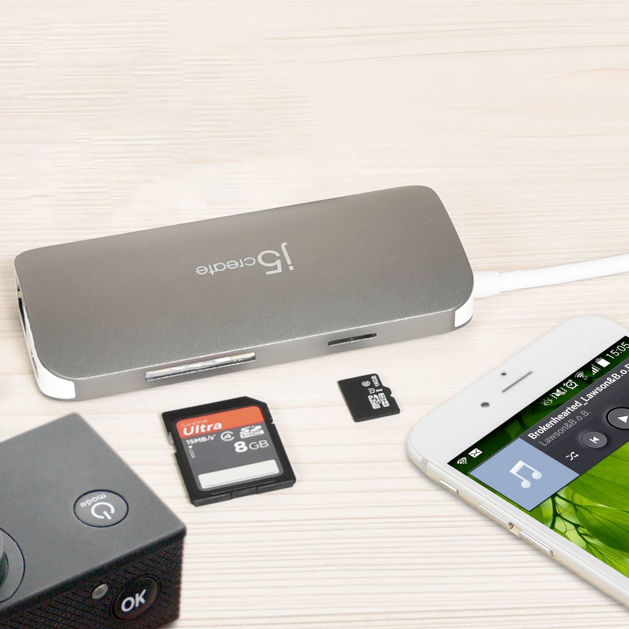j5create USB-C® docking station JCD383-N Compatible with (brand): Universal