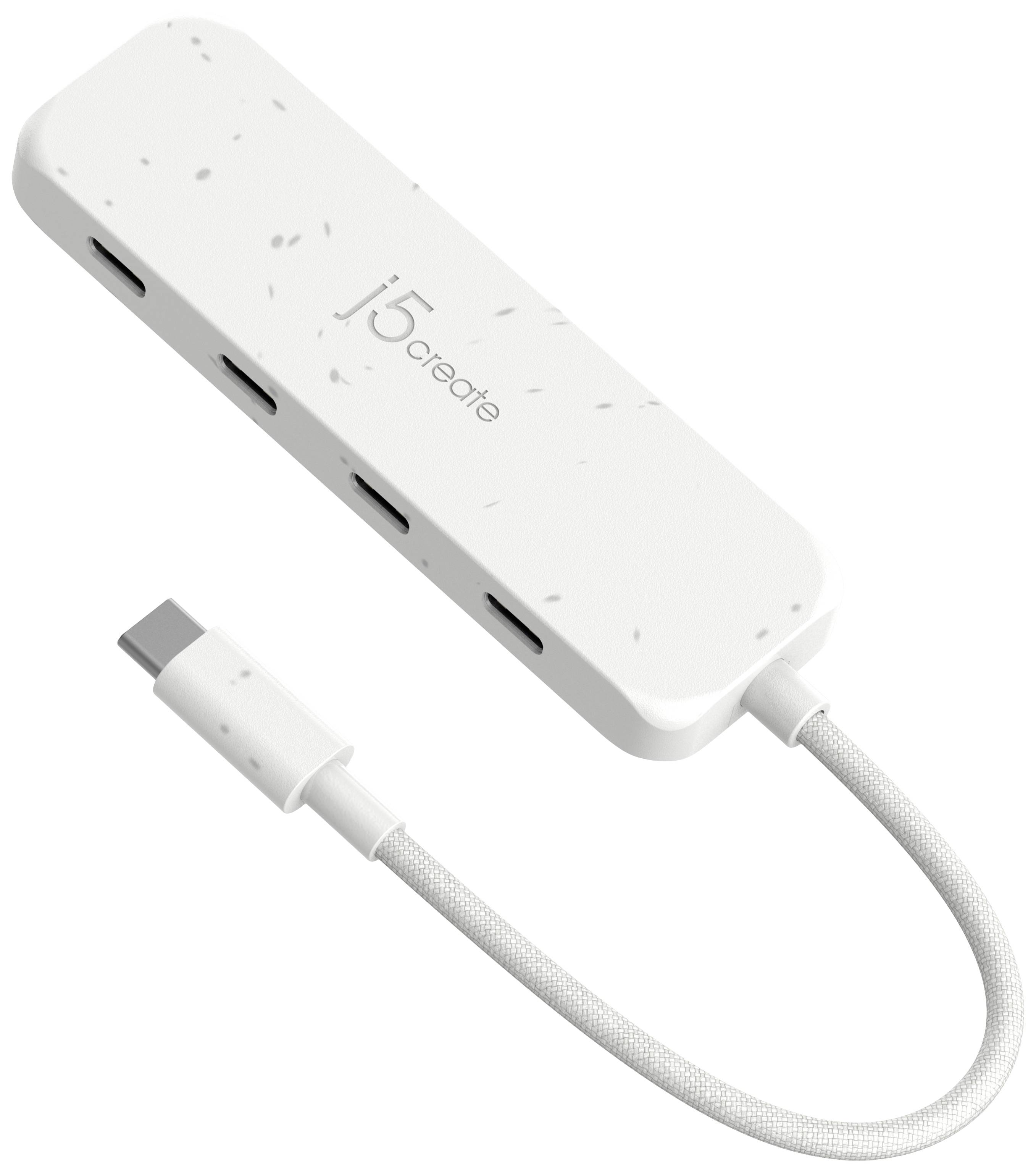 j5create JCH345EW-N 4 ports USB 3.2 2nd Gen hub White