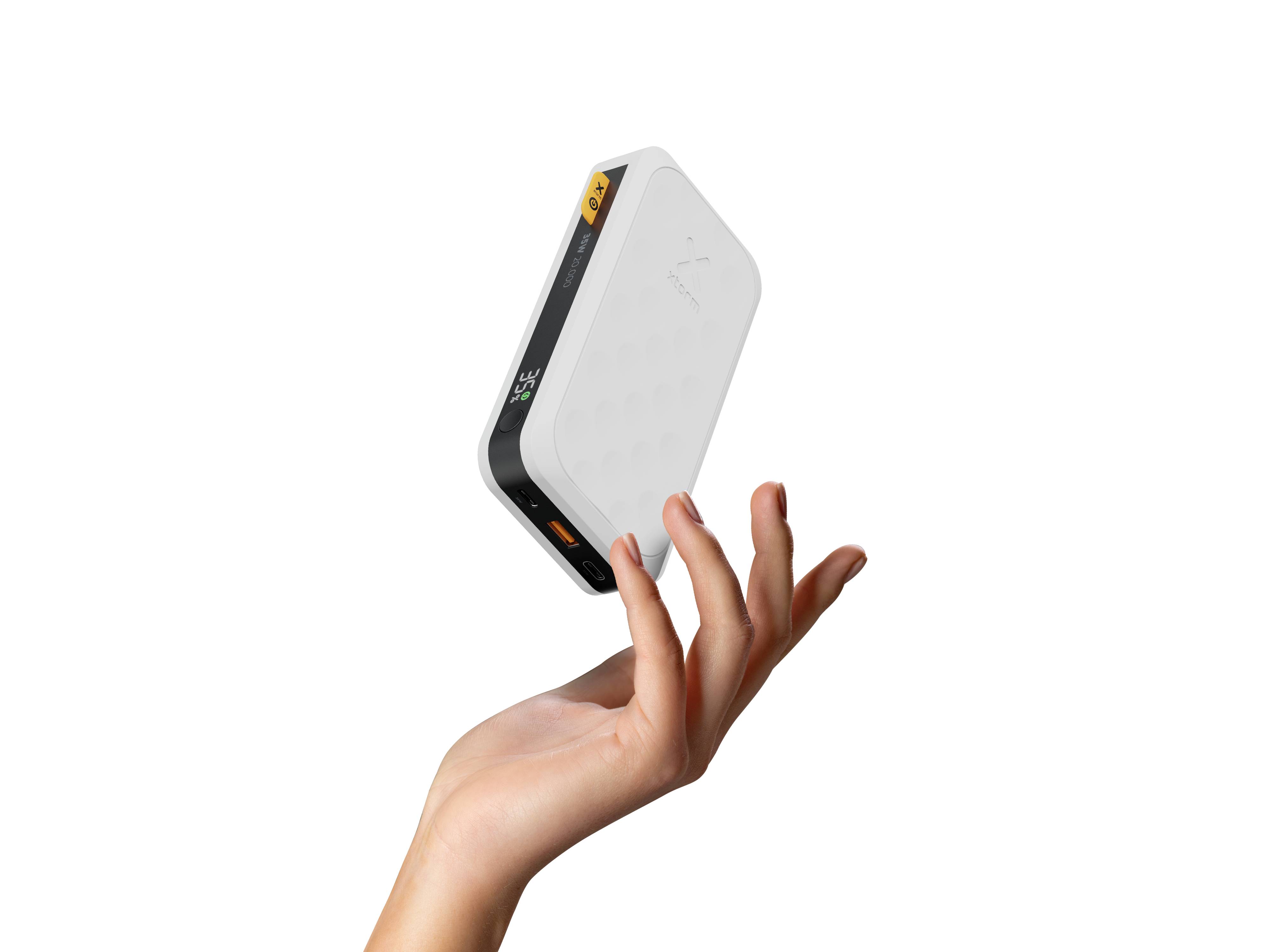 XTORM FS5200 USB-C® battery 20000 mAh Power Delivery 2.0 LiPo USB type A, USB C® White