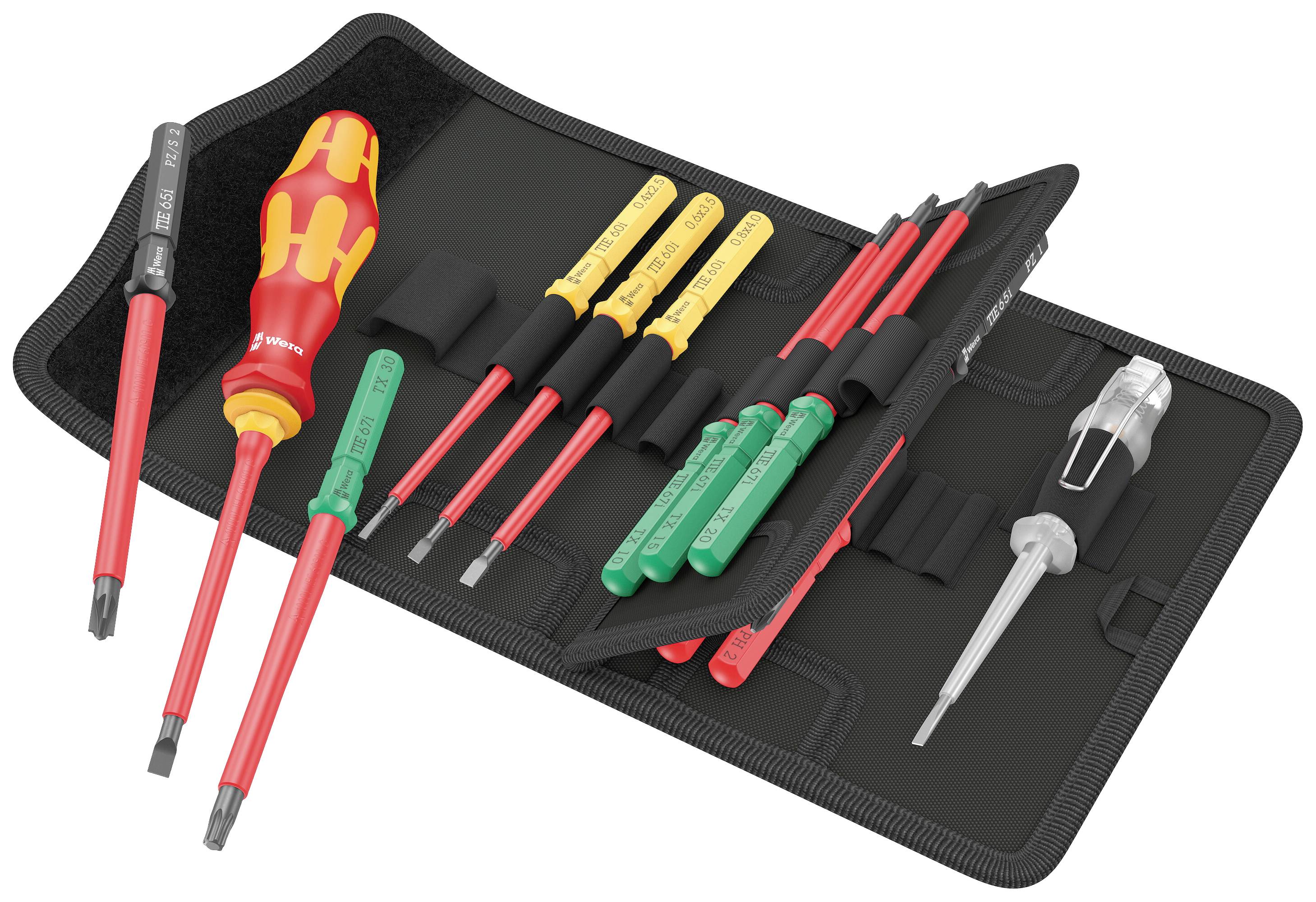 Wera Kraftform Kompakt VDE 16 Universal 1 Electrician Interchangeable bits set