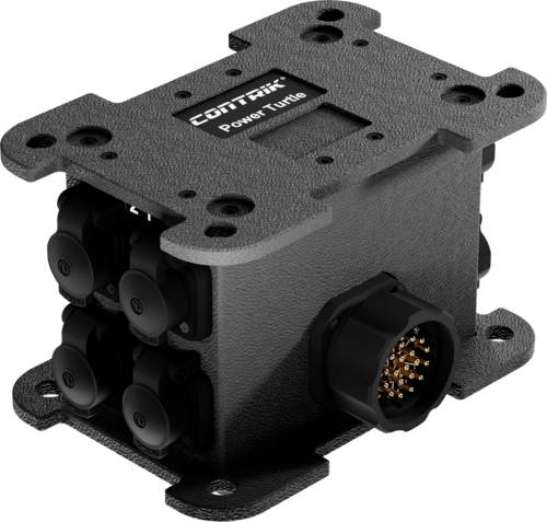 Contrik 1028849 1-piece Socket splitter Black