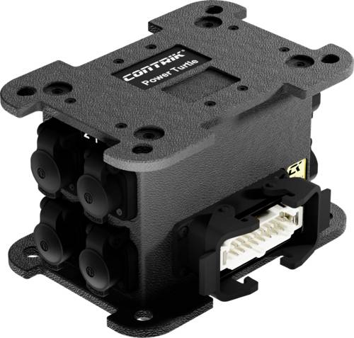Contrik 1028848 1-piece Socket splitter Black