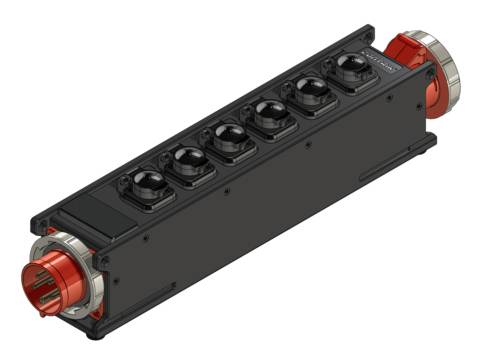 Contrik 1027455 1-piece Socket splitter Black