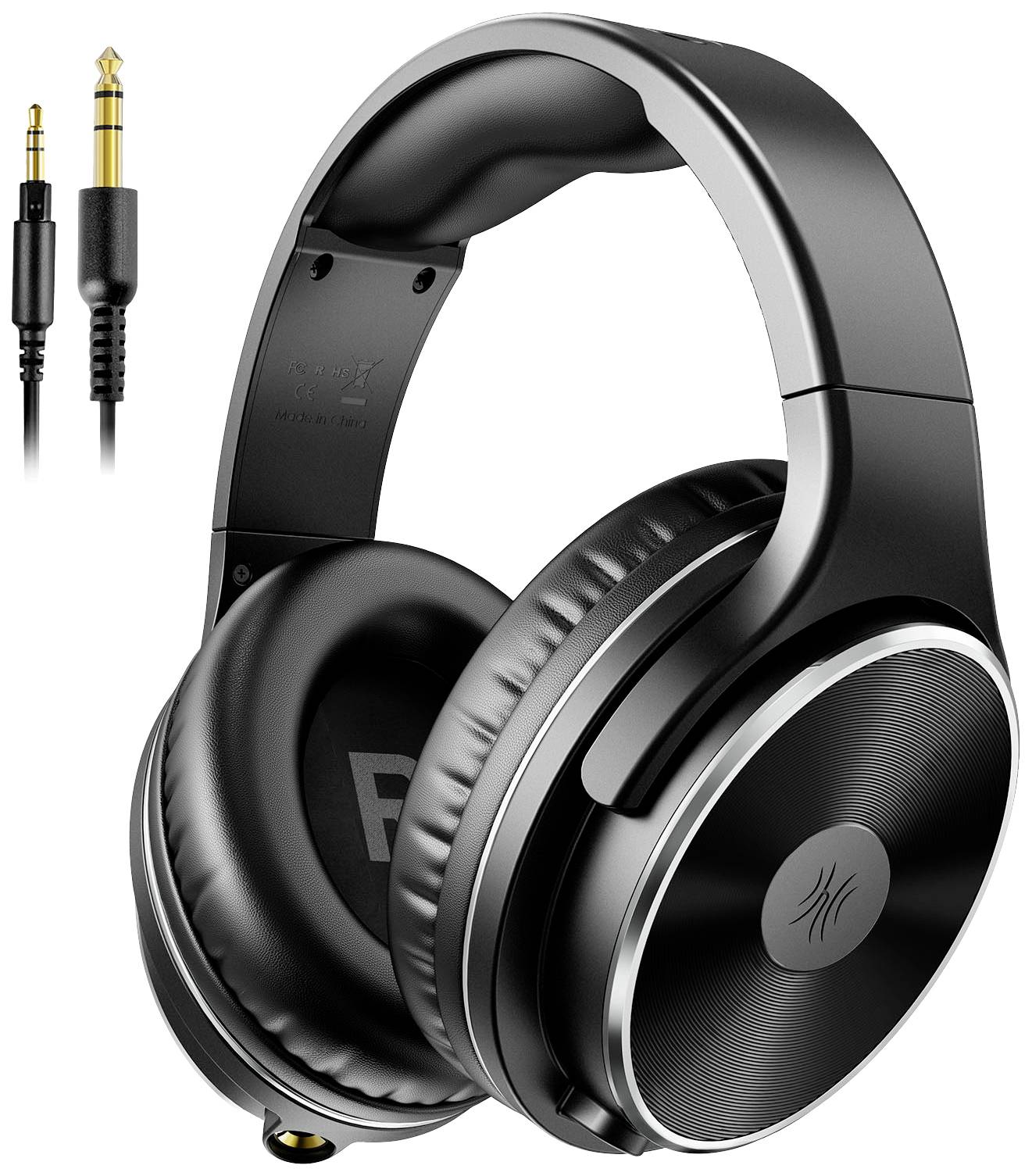 OneOdio Studio HiFi Over-ear headset Corded (1075100) Stereo Black High-resolution audio Headset Studio
