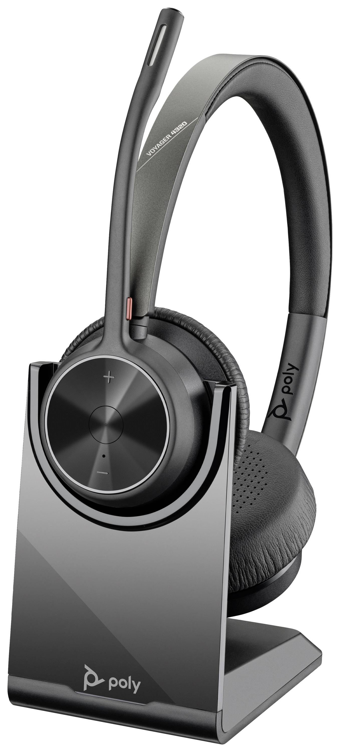 HP Poly Voyager 4320 USB-C Headset +BT700 Dongle On-ear headset Bluetooth® (1075101) Stereo Black Noise cancelling PC