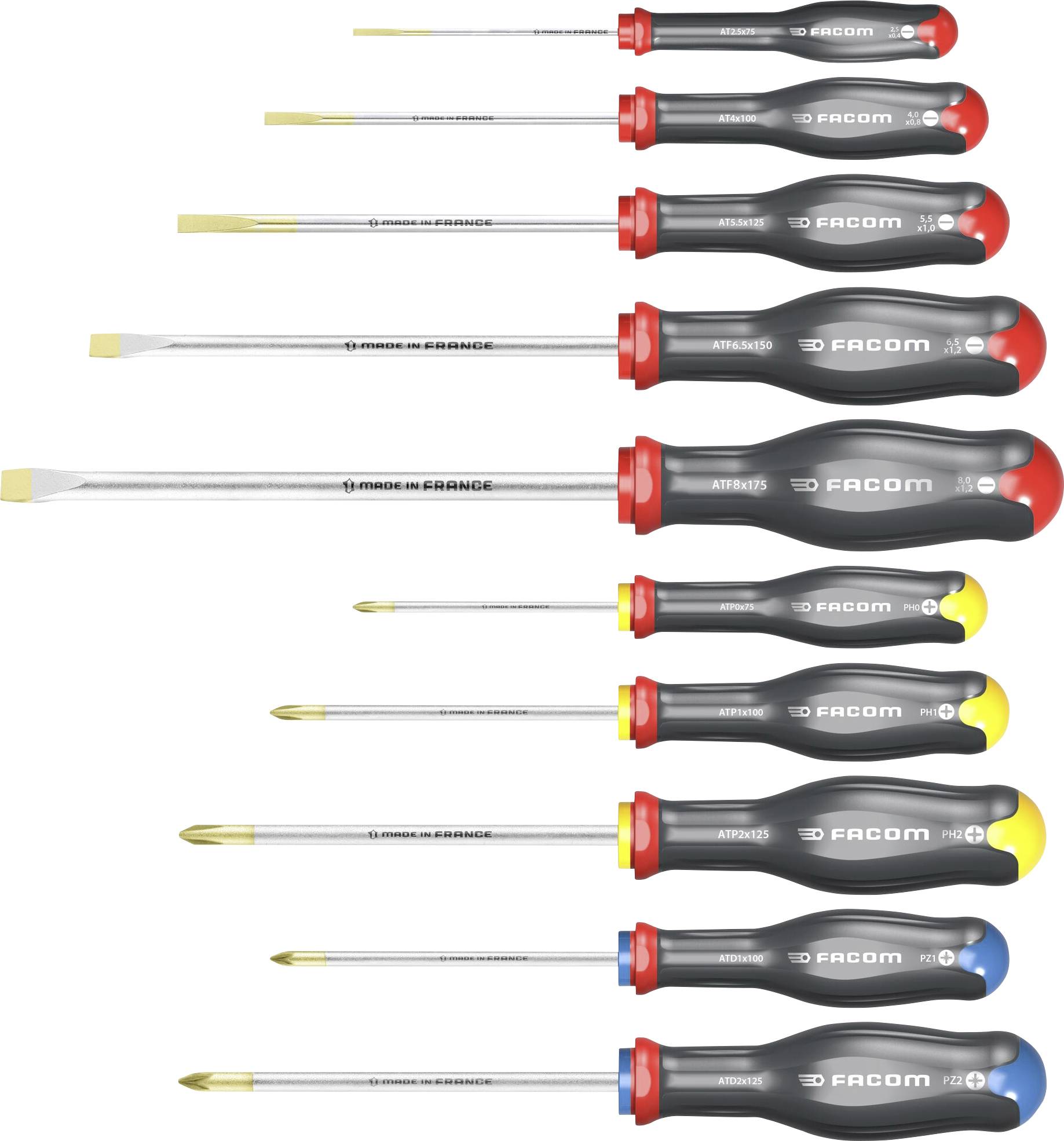Facom Universal Screwdriver set 10-piece