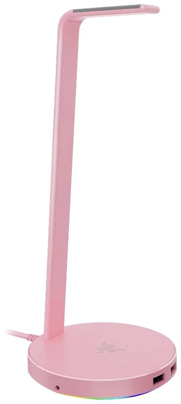 RAZER Base Station V2 Chroma Quartz Headphones stand Compatible with:Over-ear, On-ear Pink