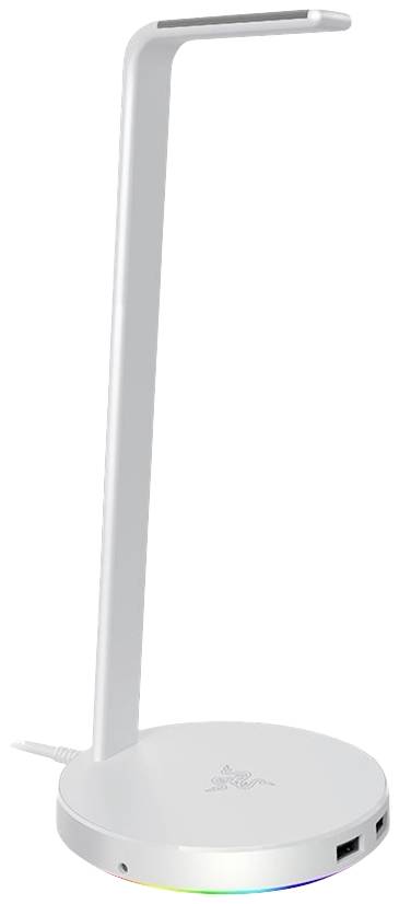 RAZER Base Station V2 Chroma Mercury Headphones stand Compatible with:Over-ear, On-ear Grey-white