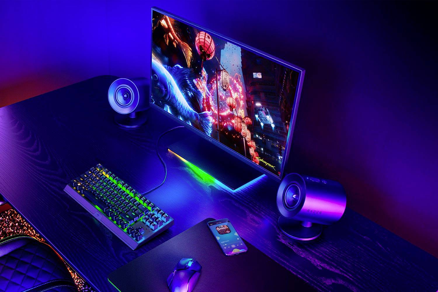 RAZER Nommo V2 X 2.0 PC speaker Bluetooth® Black