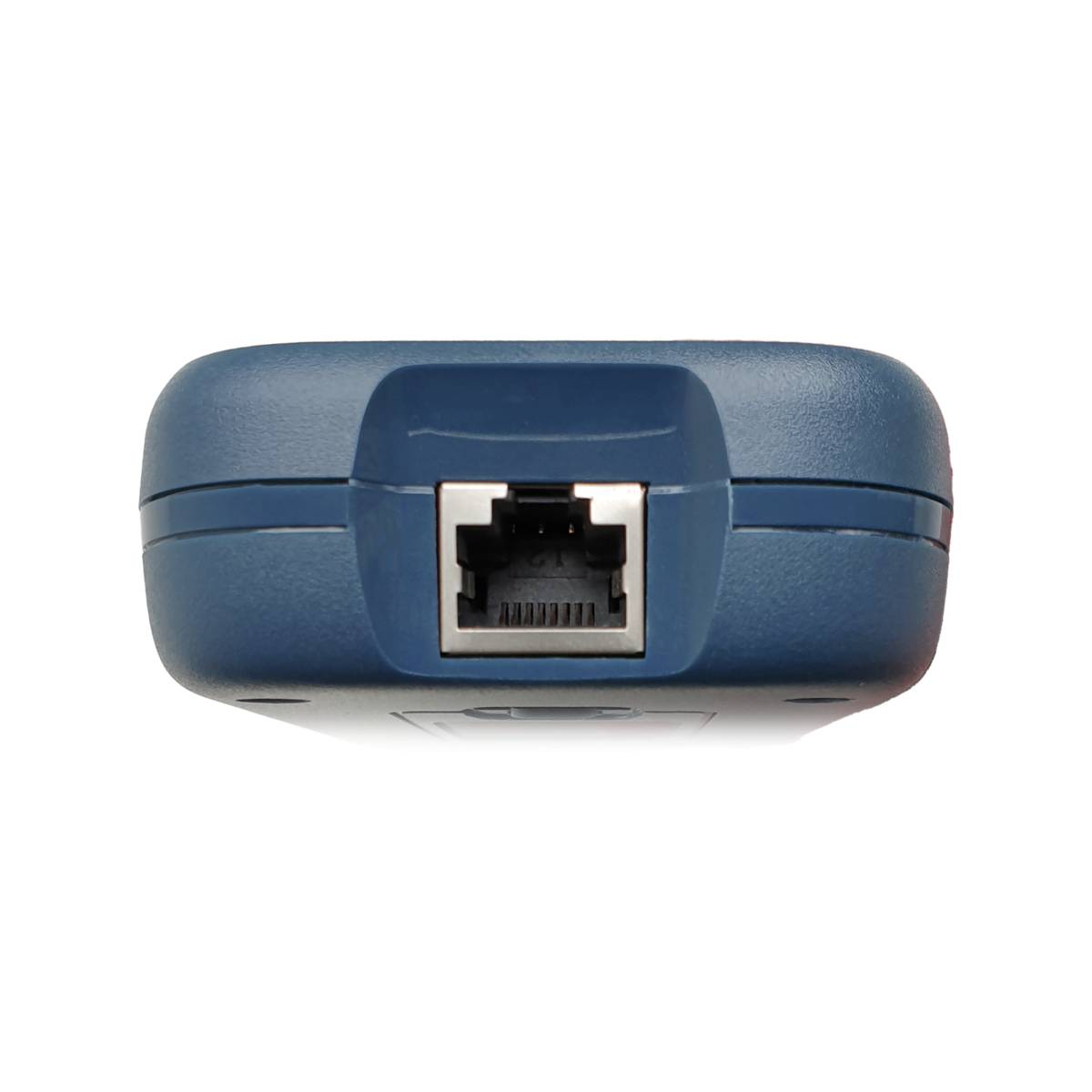 An electronic device with a network cable port on the front.