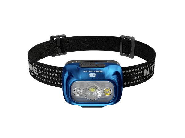 NiteCore NU31 blau LED (monochrome) Headlamp rechargeable 550 lm NC-NU31-BL