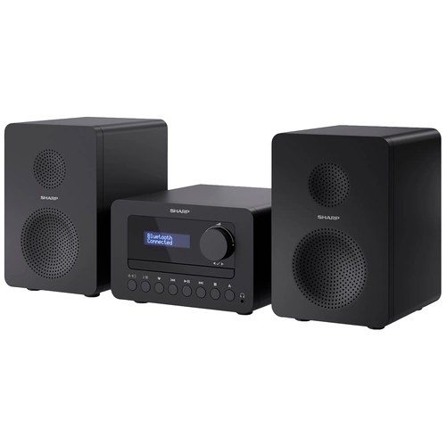 Sharp XL-B520D Audio system AUX, Bluetooth, DAB+, USB, Incl. remote control 40 W Black Sharp XL-B520D Audio system AUX, Bluetooth, DAB+, USB, Incl. remote control 40 W Black