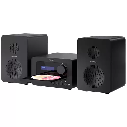 Sharp XL-B520D Audio system AUX, Bluetooth, DAB+, USB, Incl. remote control 40 W Black Sharp XL-B520D Audio system AUX, Bluetooth, DAB+, USB, Incl. remote control 40 W Black