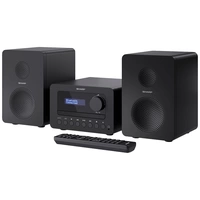 Sharp XL-B520D Audio system AUX, Bluetooth, DAB+, USB, Incl. remote control 40 W Black Sharp XL-B520D Audio system AUX, Bluetooth, DAB+, USB, Incl. remote control 40 W Black