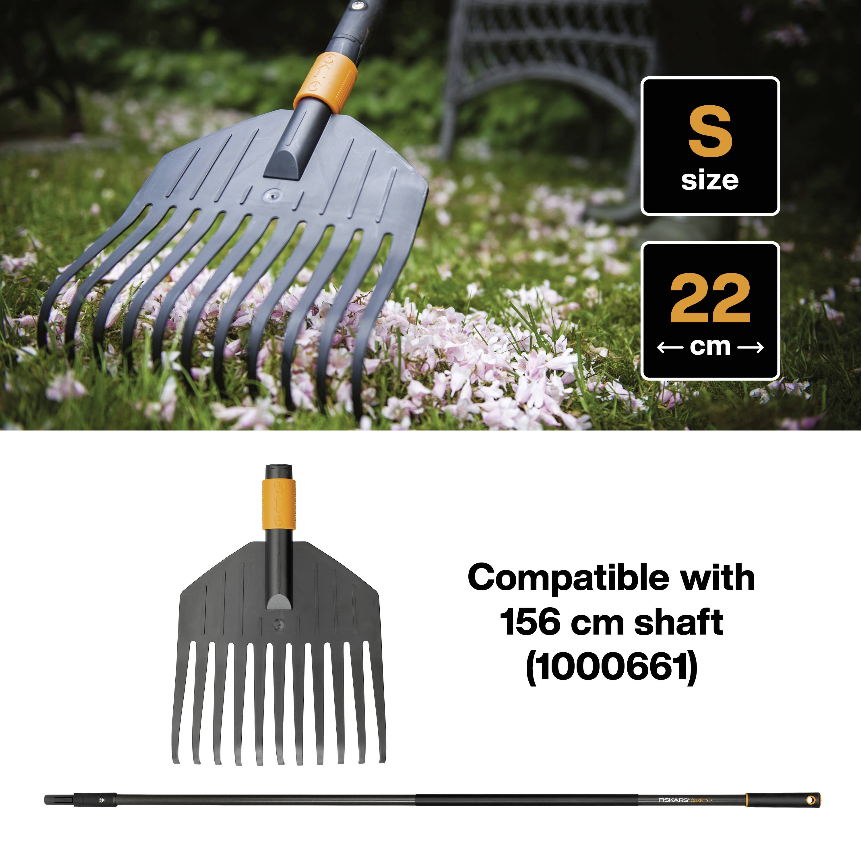 Lawn rake 1000659 220 mm QuikFit