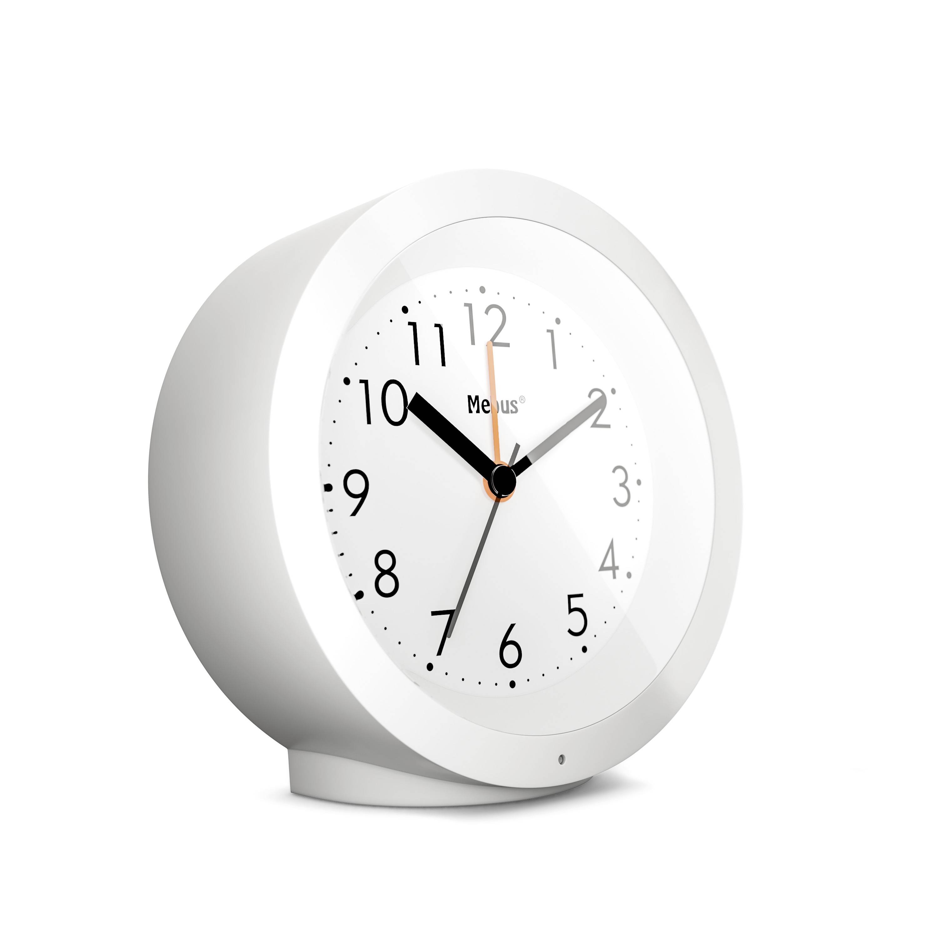 Mebus 25629 Quartz Alarm clock White