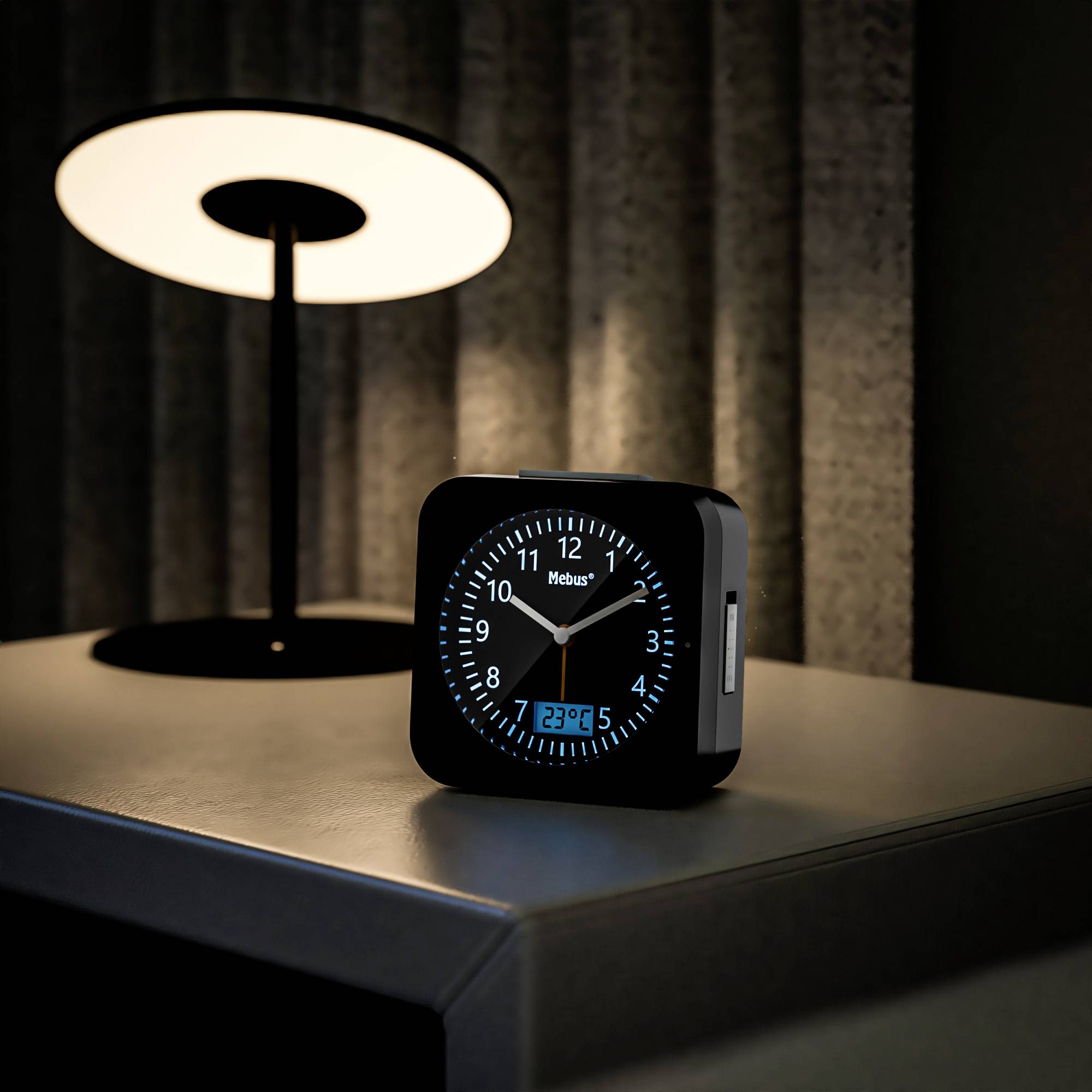 Mebus 25609 Radio Alarm clock Black