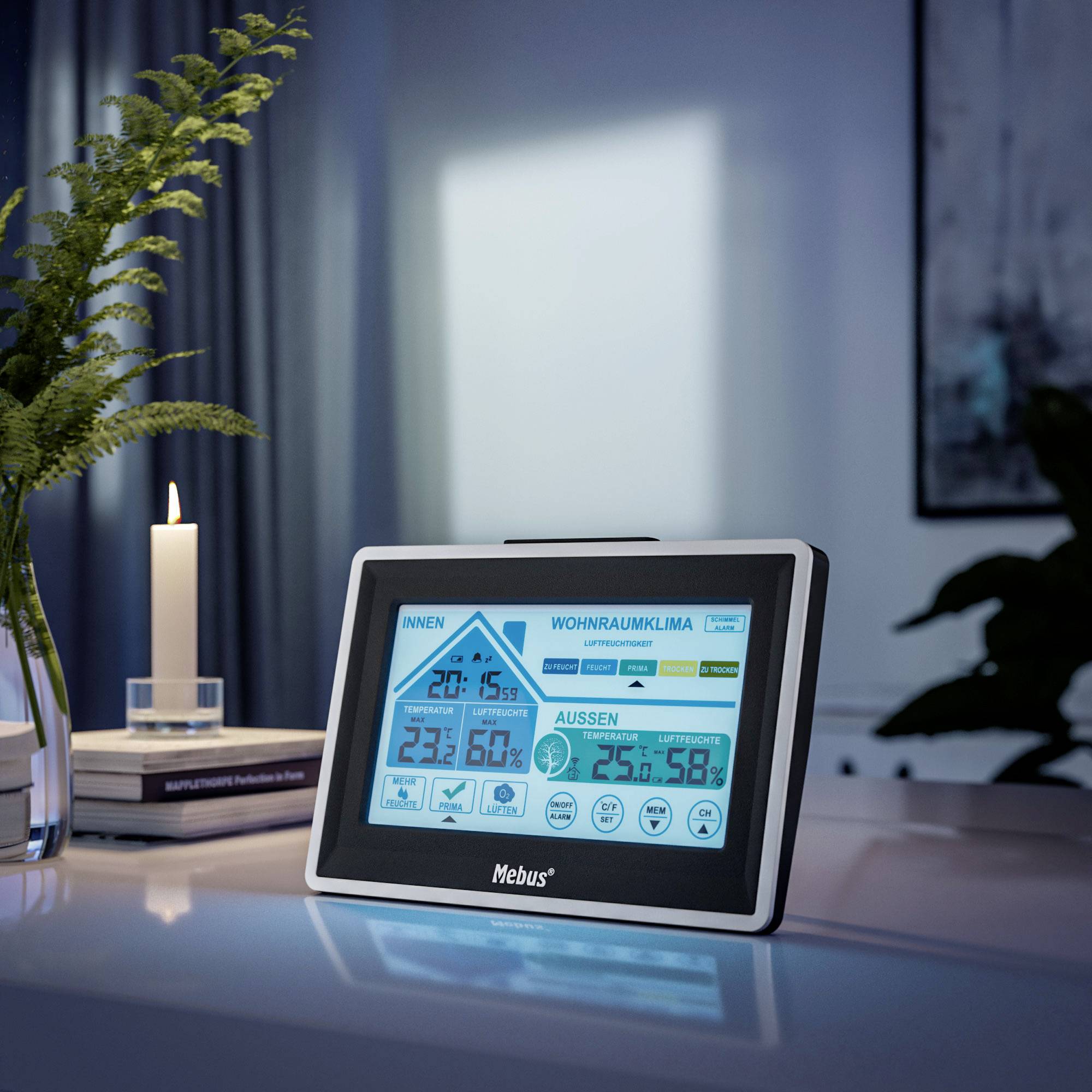 Mebus 01026 01026 Wireless digital weather station