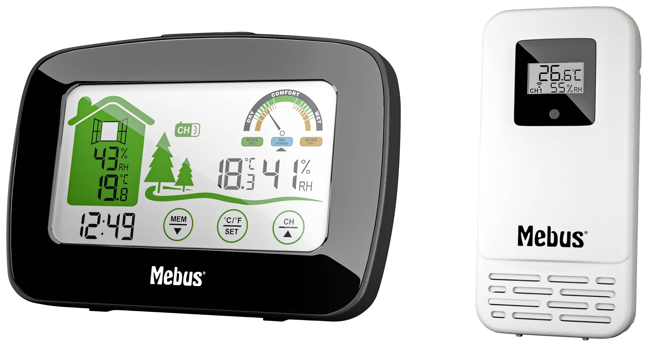 Mebus 11037 11037 Wireless digital weather station