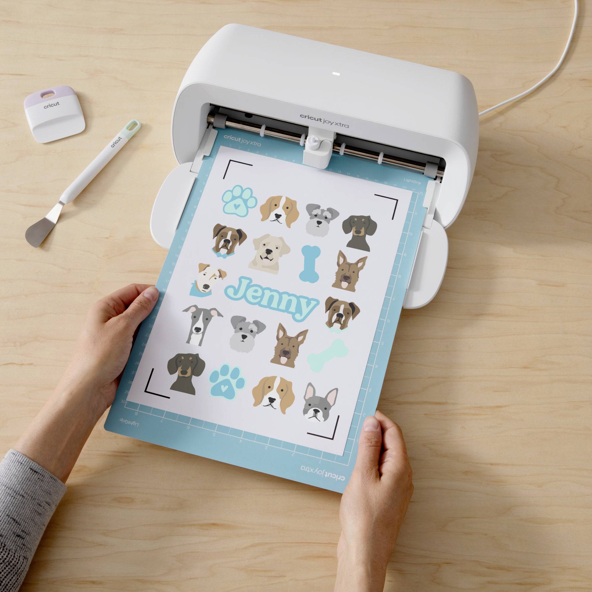 Cricut Sticker Set Waterproof A4 Film set Cutting width 29.7 cm Transparent