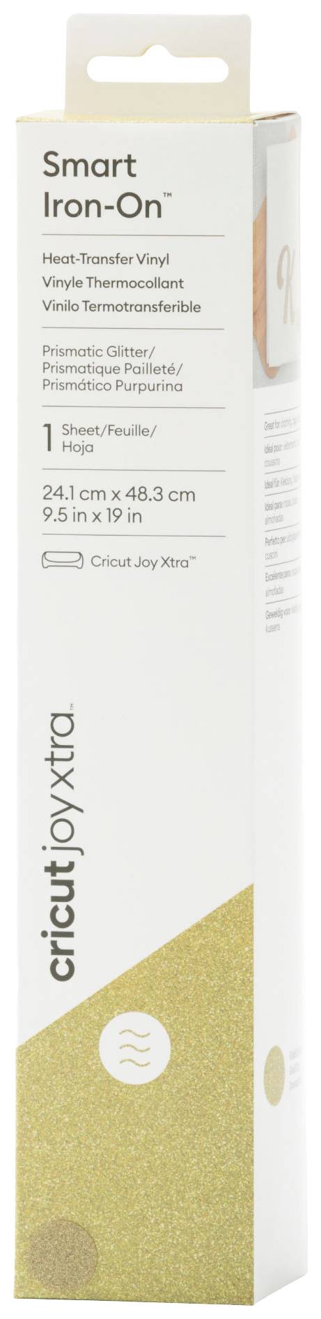 Cricut Smart Iron-On Joy Xtra Film Cutting width 48.3 cm Glitter, Gold