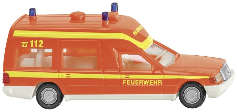 Wiking 060701 H0 Police & Emergency Service vehicle Mercedes Benz Binz, Fire Service – Ambulance