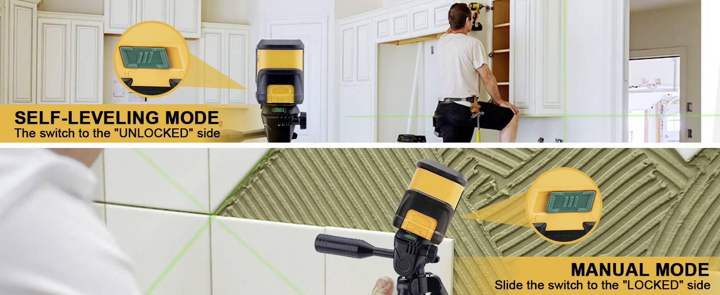 Prexiso PLC10UGT Cross line laser Incl. tripod